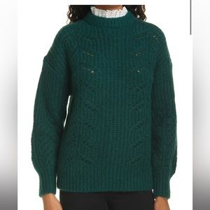 Ted Baker sweater with cotton frill collar - Women’s - Sz 12 (4 in Ted Baker)